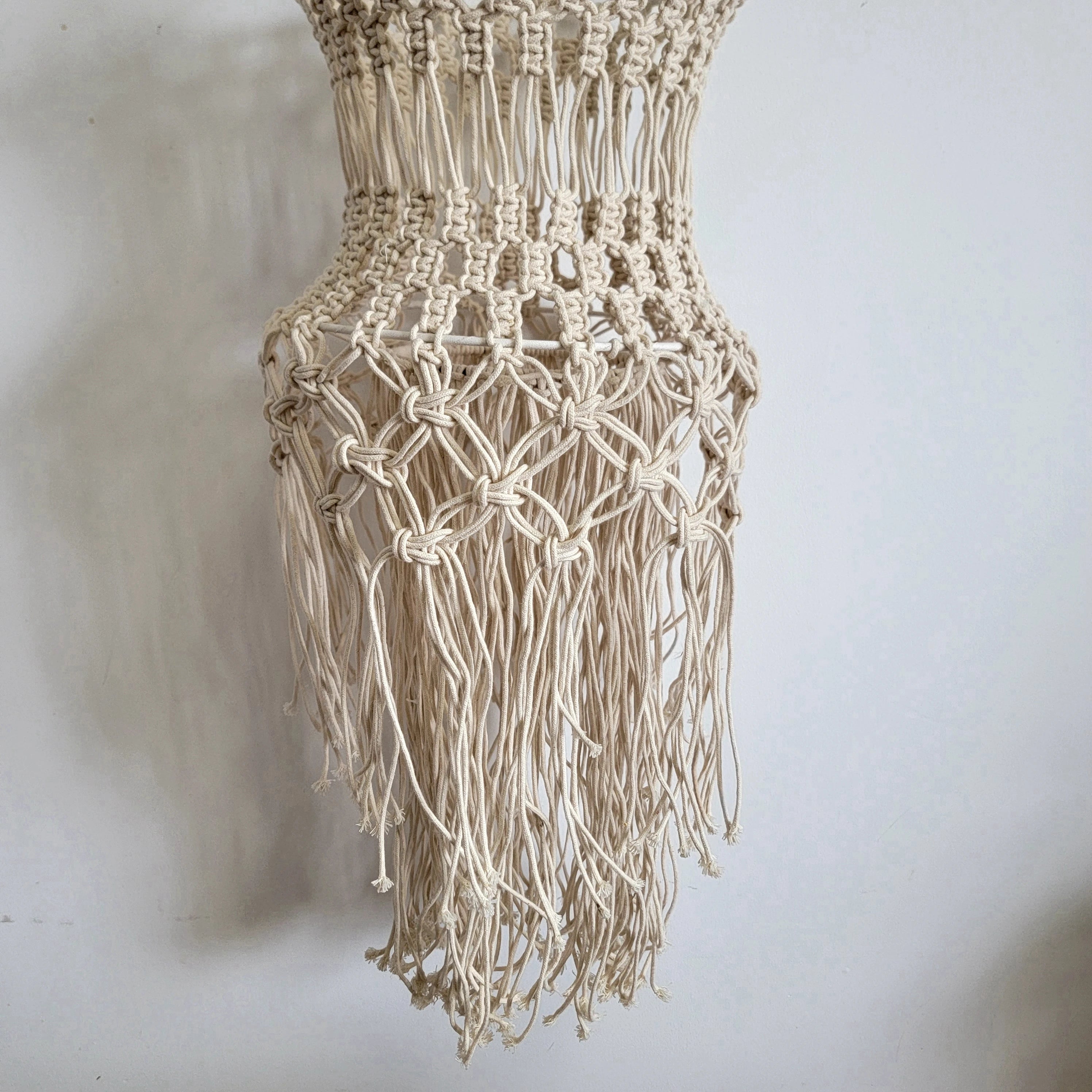 Suspension macramé tressée bohème