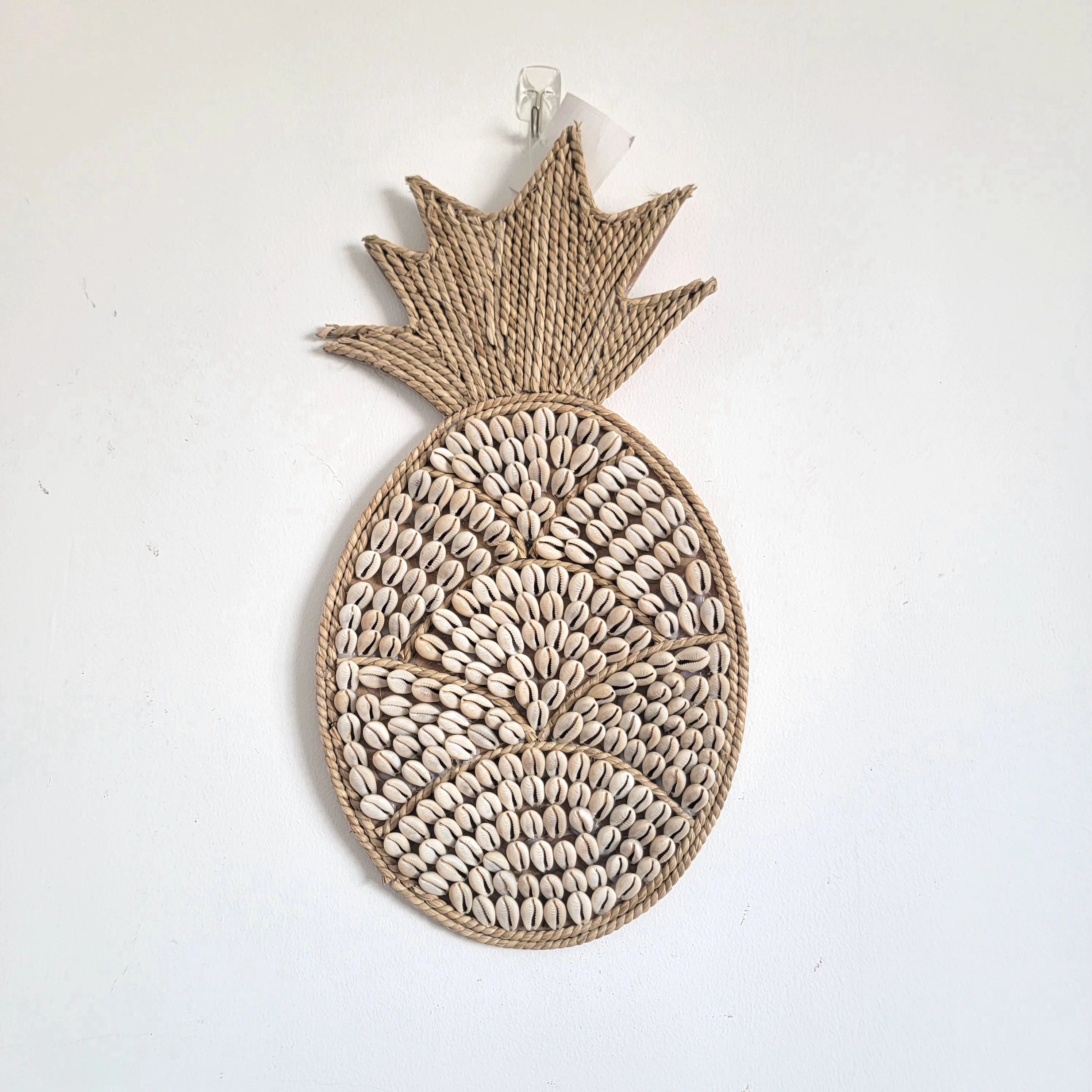Décoration murale ananas en coquillages