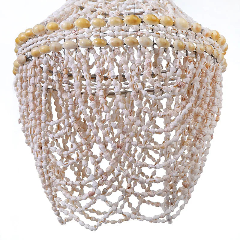 Suspension coquillages naturelle méditerranéenne