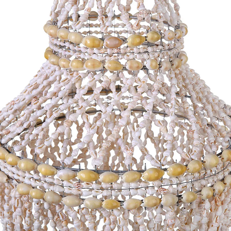 Suspension coquillages naturelle méditerranéenne