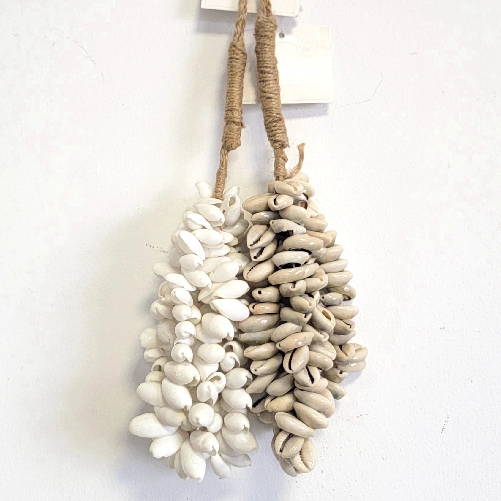 Suspension murale coquillages bohème naturel
