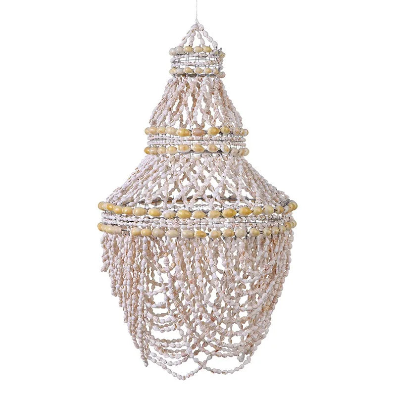 Suspension coquillages naturelle méditerranéenne