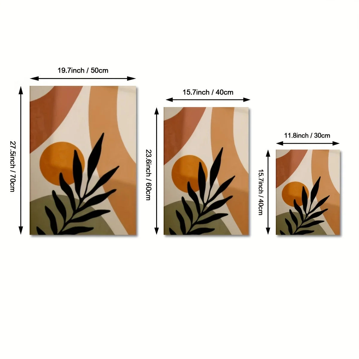 Affiches murales bohèmes abstraites (lot de 3)