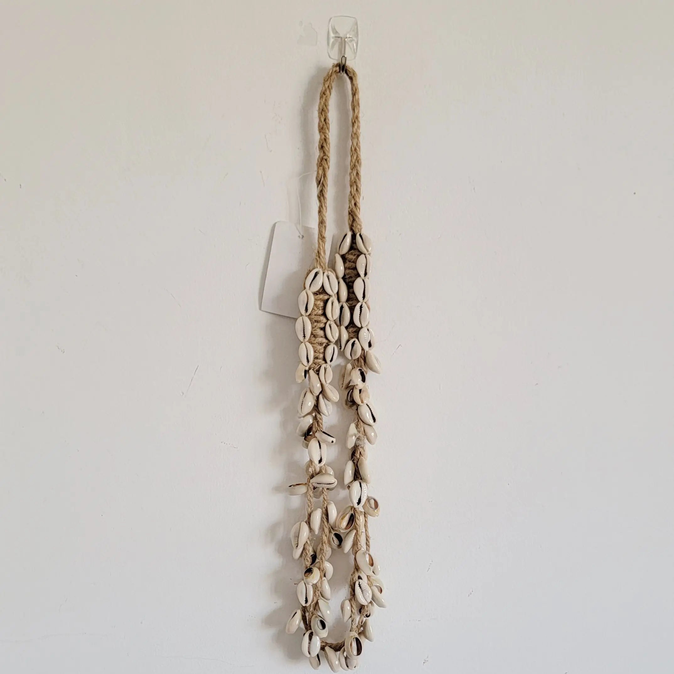 Suspension murale coquillages bohème naturelle