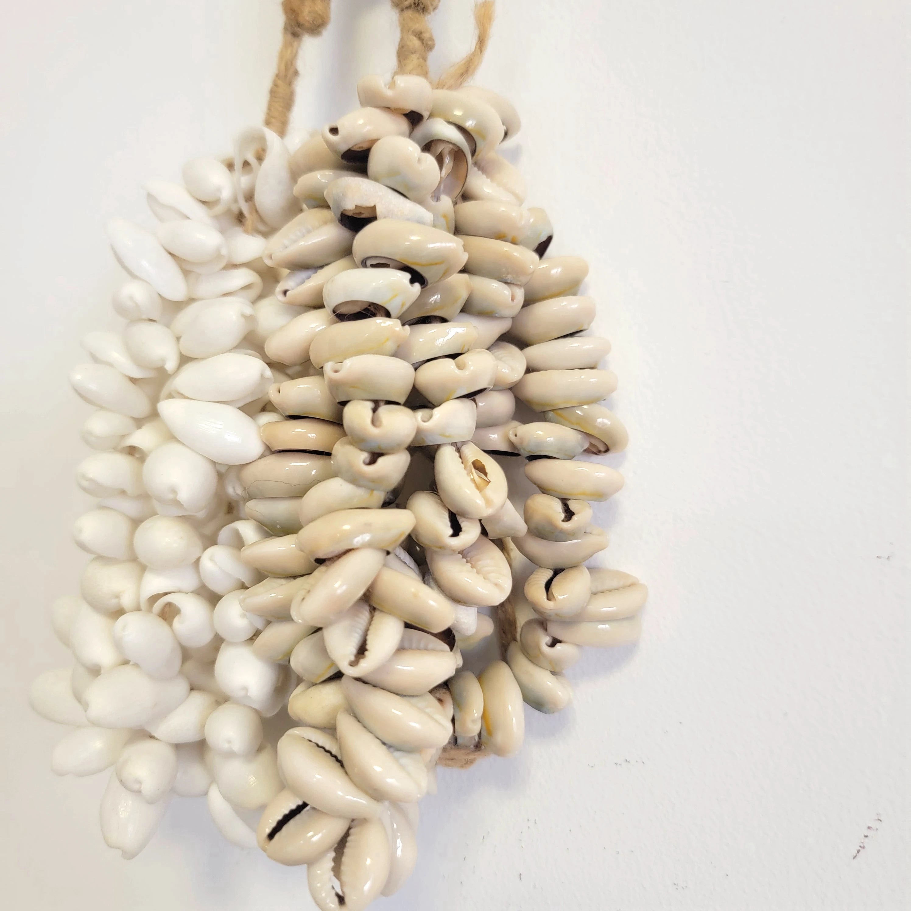 Suspension murale coquillages bohème naturel